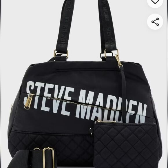 Steve Madden BSasha 3-PC Tote & Cosmetic Bag Set - Picture 2 of 15